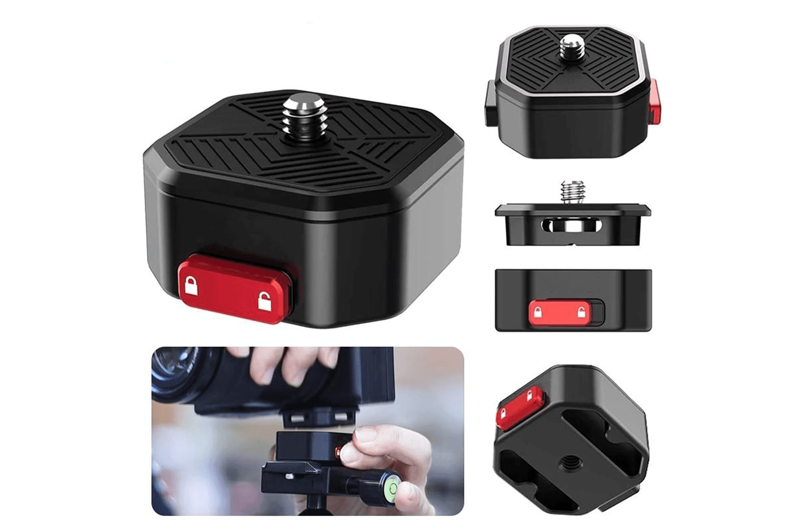 DSLR & GoPro Quick Release Plate Clamp