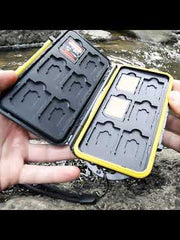Waterproof Micro SD Card Case Pouch Holds 24x Memory Card Holder
