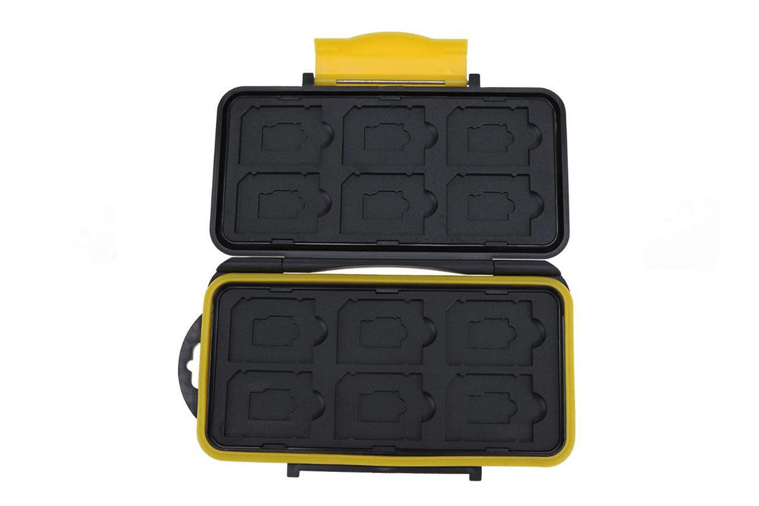Deyard Waterproof Memory Card Case : 24 Slots for 12 SDHC/SDXC Cards and 12  Micro SD Cards